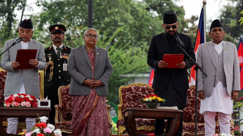 Balendra Shah Oath Taking As Nepal PM 1