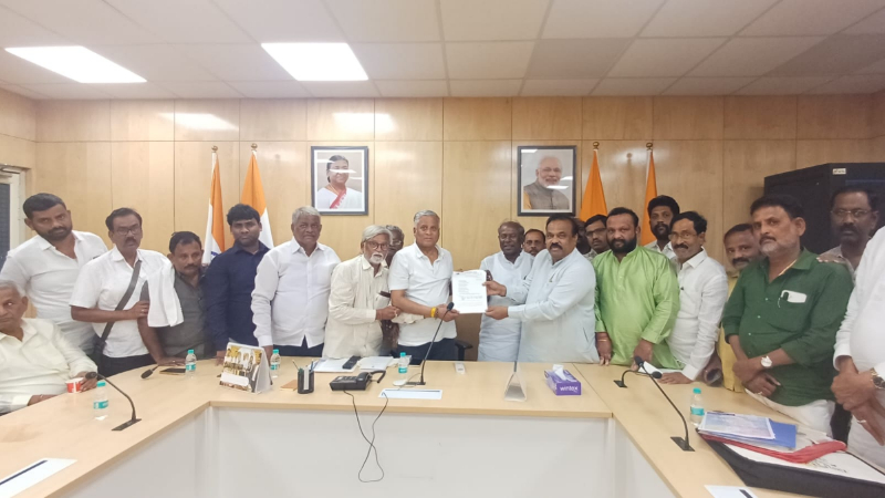 Ballary Train Letter to V Somanna