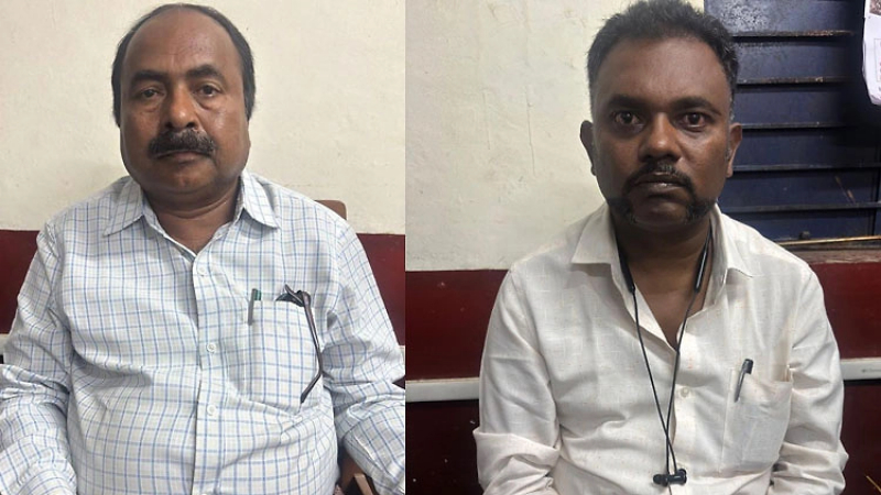 Bhadravati BEO falls into Lokayukta trap after accepting bribe 1