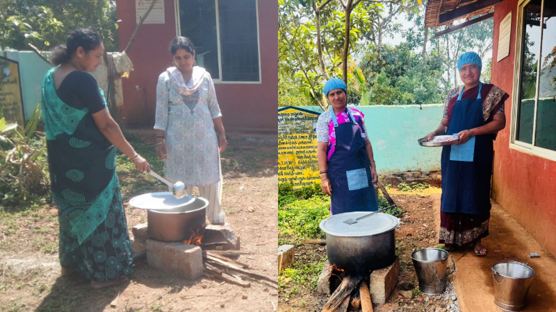 Cylinder Shortage Mudigere School