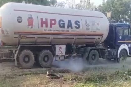 Dharwad HP Gas Tanker Gas Leakage