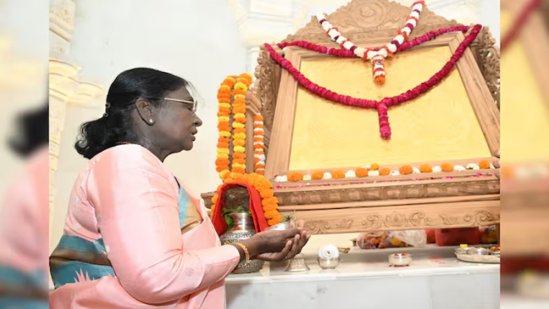 Droupadi Murmu Ram Temple 1