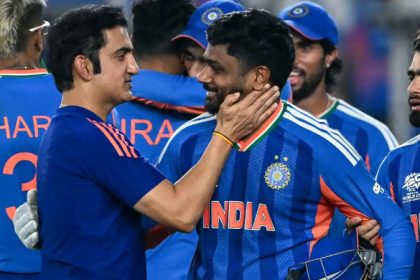 Gautam Gambhir with Sanju Samson