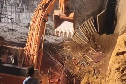 Haryana Gurugram Wall Collapse