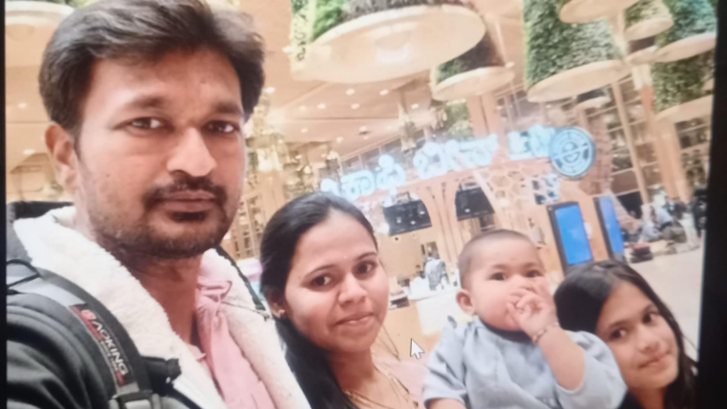 ಇರಾನ್ - ಇಸ್ರೇಲ್ ಯುದ್ಧ; ಅಬುಧಾಬಿಯಲ್ಲಿ ಸಿಲುಕಿದ ಹಾವೇರಿ ಮೂಲದ ಟೆಕ್ಕಿ ಕುಟುಂಬ 1 Haveri Techie Family Stranded In Abu Dhabi