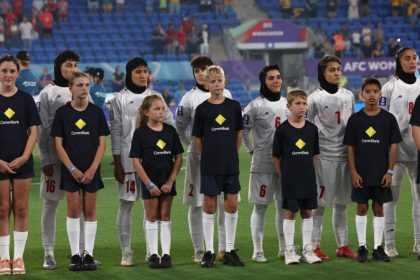Irans womens team decline to sing national anthem before Asian Cup 2