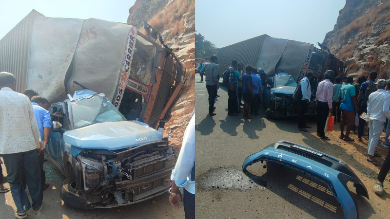 Karwar Container Car Accident