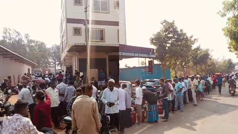 LPG Cylinder Queue