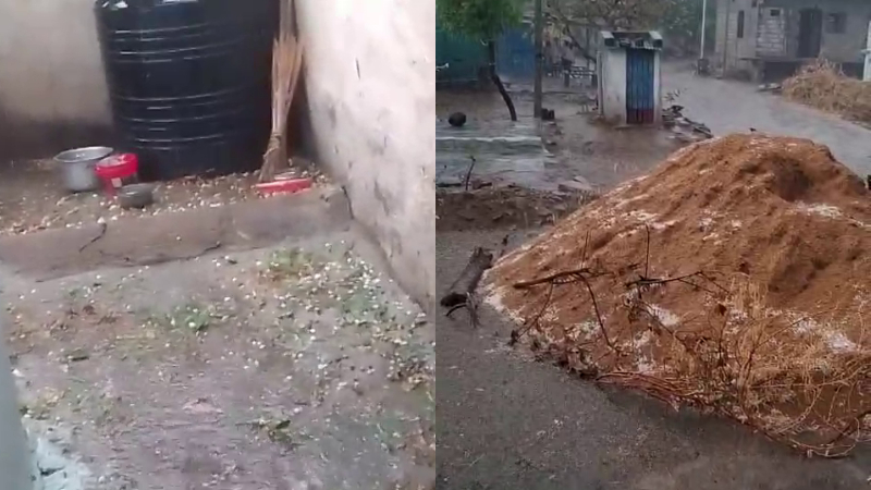ಬಿಸಿಲನಾಡು ರಾಯಚೂರಿನಲ್ಲಿ ಆಲಿಕಲ್ಲು ಮಳೆ 1 Raichur Hailstorm