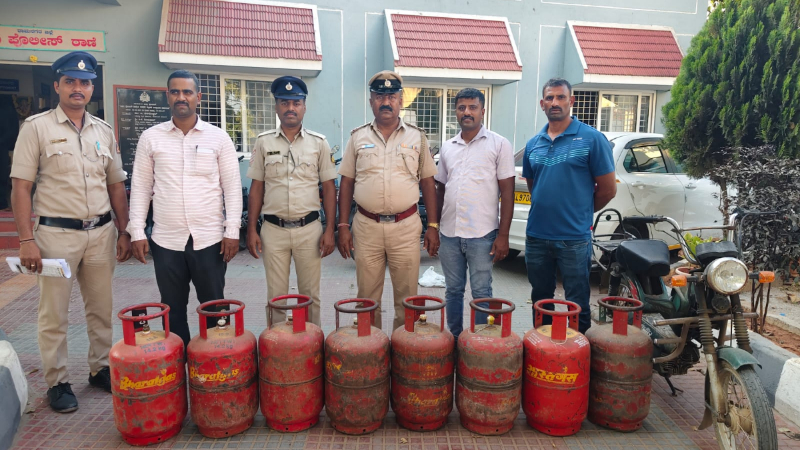 Ramanagara Cylinder Theft Arrest 1