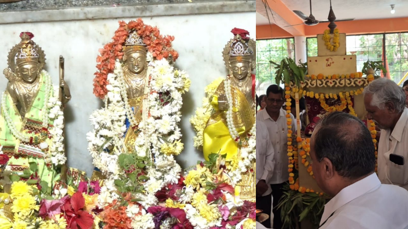 ರಾಮನವಮಿ ಸಡಗರ - ರಾಯಚೂರಿನ ದೇವಾಲಯಗಳಲ್ಲಿ ನಿರಂತರ ಪೂಜೆ, ಭಕ್ತರಿಗೆ ಅನ್ನಸಂತರ್ಪಣೆ 1 Ramnavami in raichuru