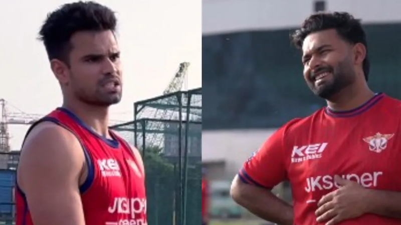 Rishabh Pant Arjun Tendulkar