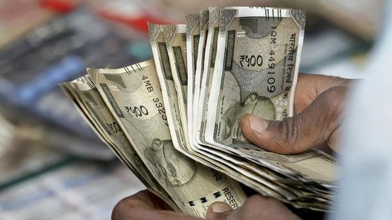 Rupee Value dollar down 1