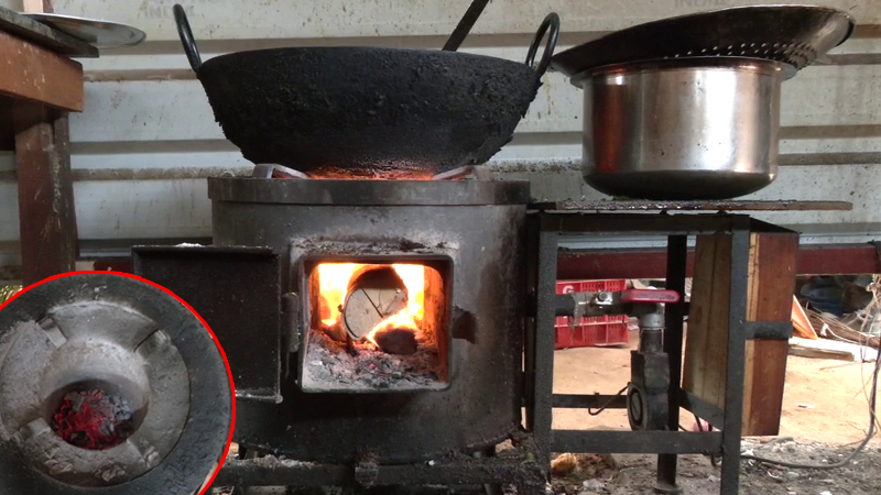 ಎಲ್ಪಿಜಿ ಅಭಾವ - ಹೊಗೆರಹಿತ ಎಲೆಕ್ಟ್ರಿಕ್ ಸೌದೆ ಒಲೆ ಮೊರೆ ಹೋದ ಹೋಟೆಲ್ ಮಾಲೀಕ 3 Wood stove 5