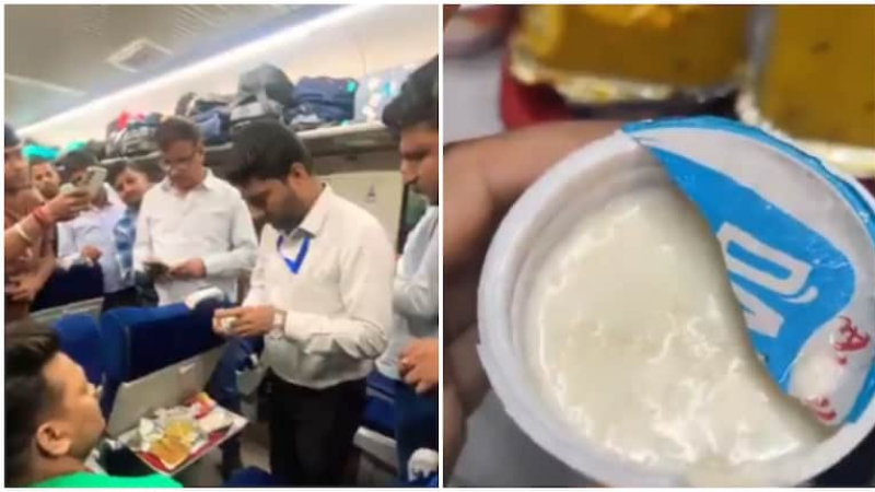 Worms Found in Curd given in Vande Bharat Express IRCTC Fined rs 10 lakh