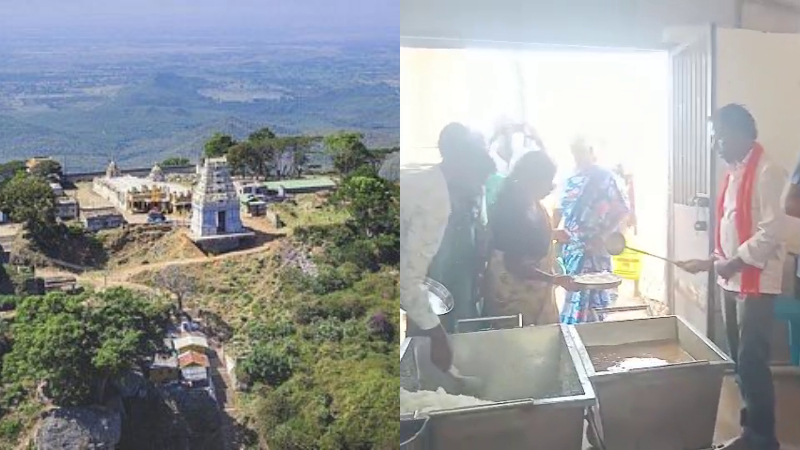 ಬಿಳಿಗಿರಿರಂಗನ ಬೆಟ್ಟದಲ್ಲಿ ದಾಸೋಹ ಪುನಾರಂಭ 1 biligiriranga hills anna dasoha