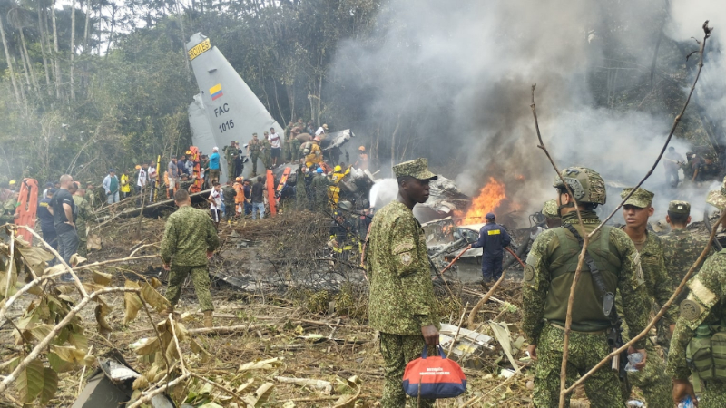 colombia plane crash