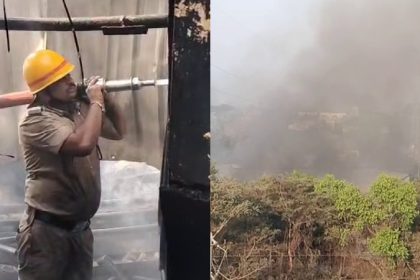 fire accident at cable factory in chikkaballapur