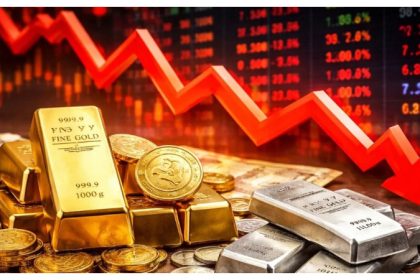 gold silver price drop market crash