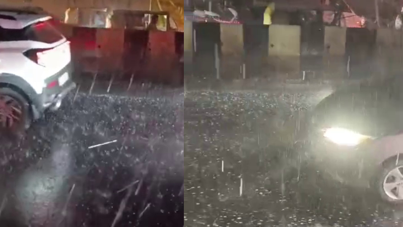 hailstorm in bengaluru weekend holiday traffic jams many roads in bengaluru ugadi ramzan