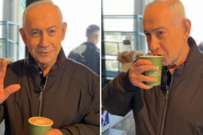israel pm benjamin netanyahu releases cafe video to debunk viral death rumours