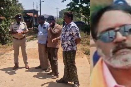 man killed pet dog in honnali