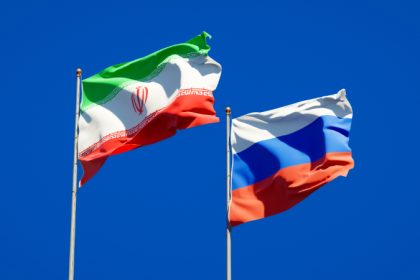 russia iran flag
