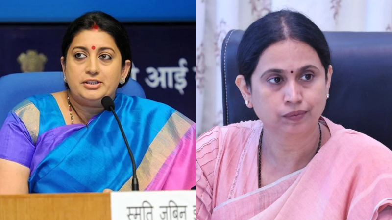 smriti irani lakshmi hebbalkar