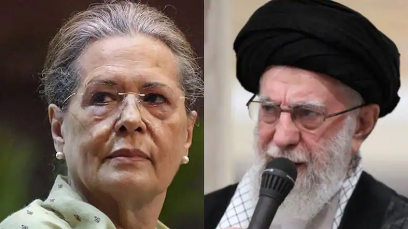sonia gandhi Ayatollah Ali Khamenei