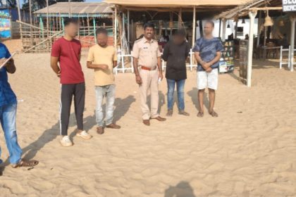 two techies arrested for smoking marijuana in gokarna beach