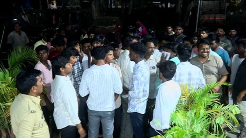 Ballari Congress Protest