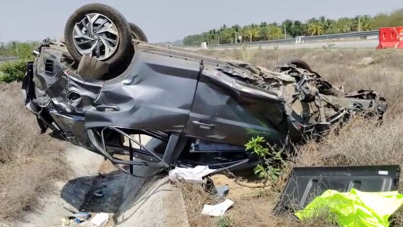 Bengaluru Chennai Expressway Car Accident