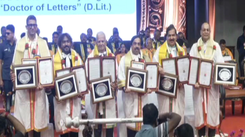 Bengaluru City Universitys honorary doctorate