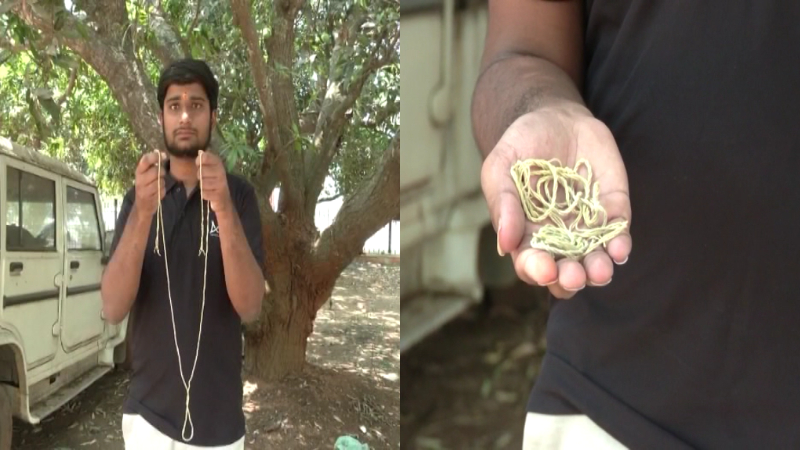 CET Exam Staff who cut Janavara and threw it dustbin Chikkaballapura