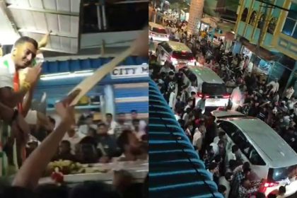 Davanagere Go Back Congress Protest