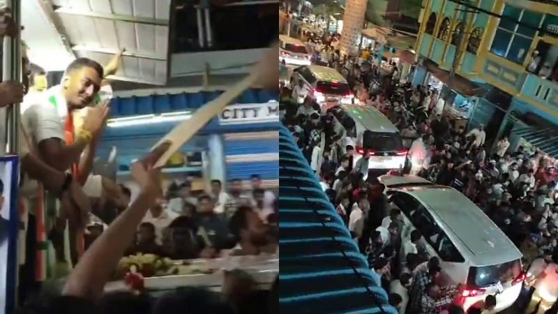 Davanagere Go Back Congress Protest