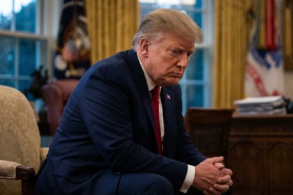 Donald Trump sad unhappy