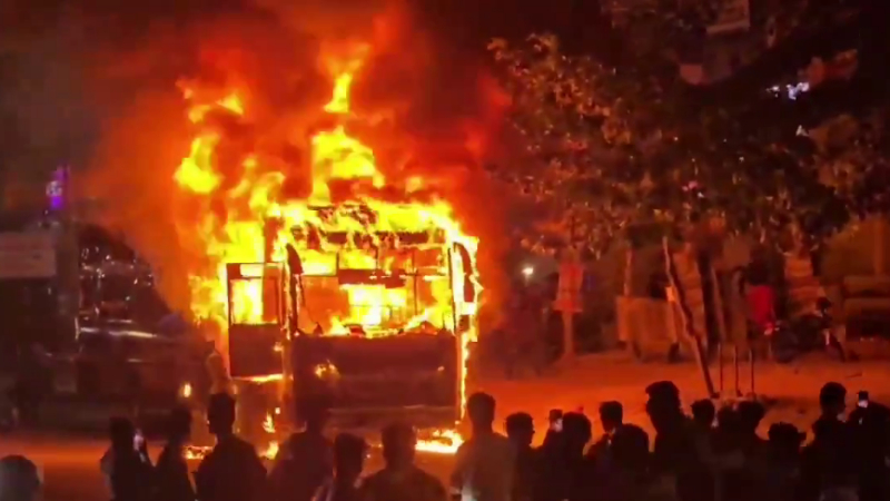 Hyderbad Bus Fire