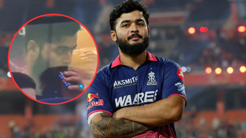 IPL 2026 Riyan Parag Caught Vaping In Rajasthan Royals Dressing Room As Fresh Controversy