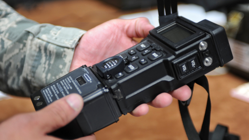 Iran War small device Combat Survivor Evader Locator that helped US forces locate rescue the downed F 15E pilot CSEL