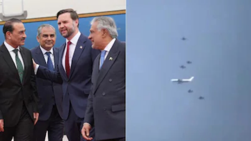 JD Vance Pak F 16s Escort