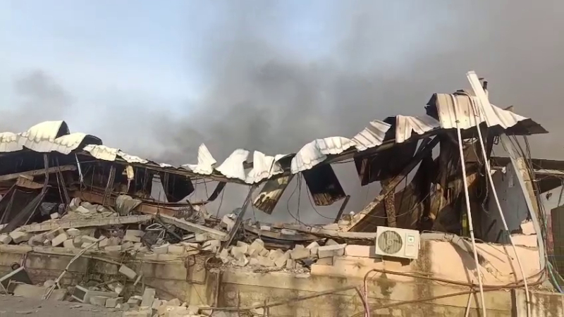 Jio Mart Nelamangala Fire Accident 1 1