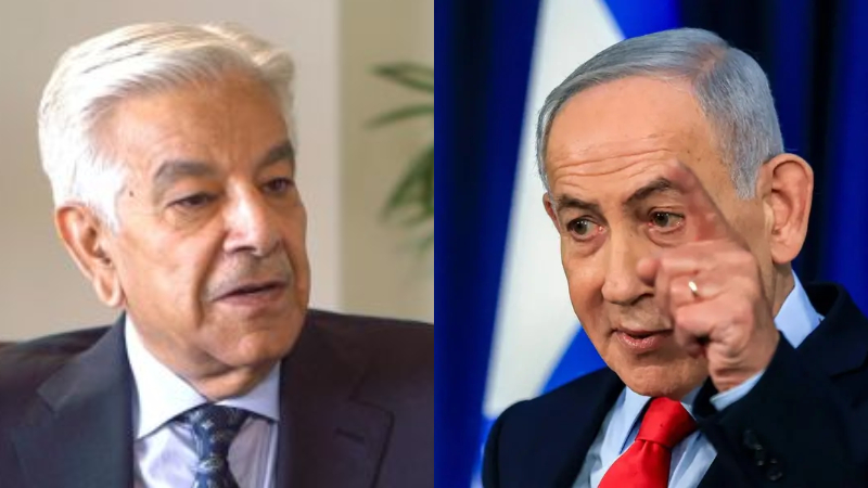 Khawaja Asif Benjamin Netanyahu