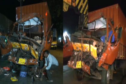 Lorry Accident Mysore Road Sattelite Bus Stand