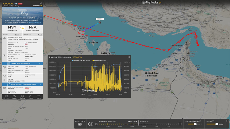 ಹಾರ್ಮುಜ್ ಜಲಸಂಧಿಯಲ್ಲಿ ಅಮೆರಿಕದ 1,859 ಕೋಟಿ ಮೌಲ್ಯದ MQ-4C ಟ್ರೈಟಾನ್ ಡ್ರೋನ್ ನಾಪತ್ತೆ 4 MQ 4C Triton 2