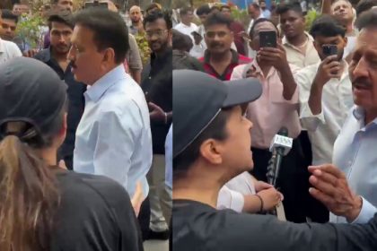 Maharashtra Lady traffic jam