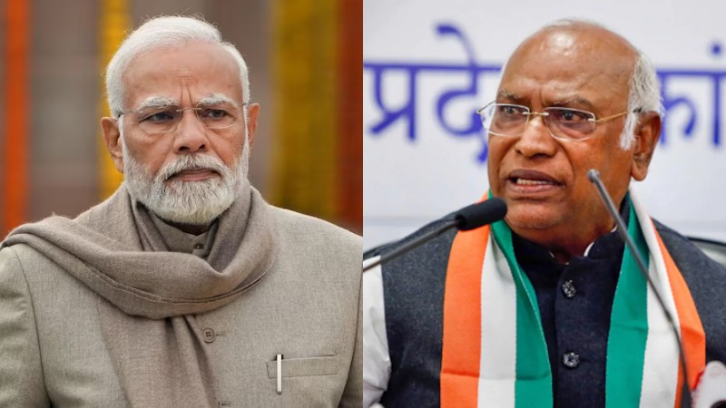 Mallikarjun Kharge Narendra Modi 1