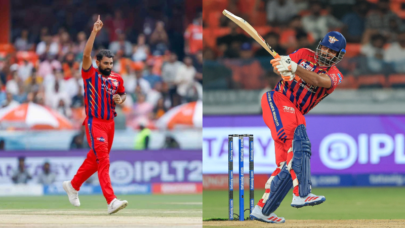 Mohammed Shami Rishabh Pant 1