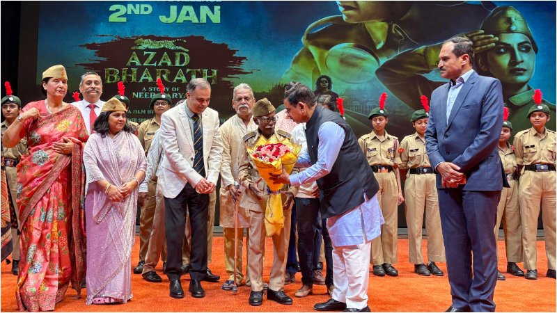 Parliament House witnessed Azad Bharat screening in honor of Netaji Subhas Chandra Bose 2