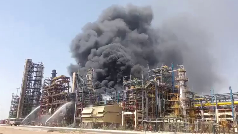 Rajasthan Refinery Unit Fire 4